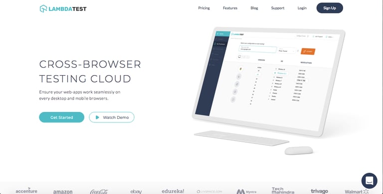 LambdaTest - cloud-based testing platform | Testing Web Sites